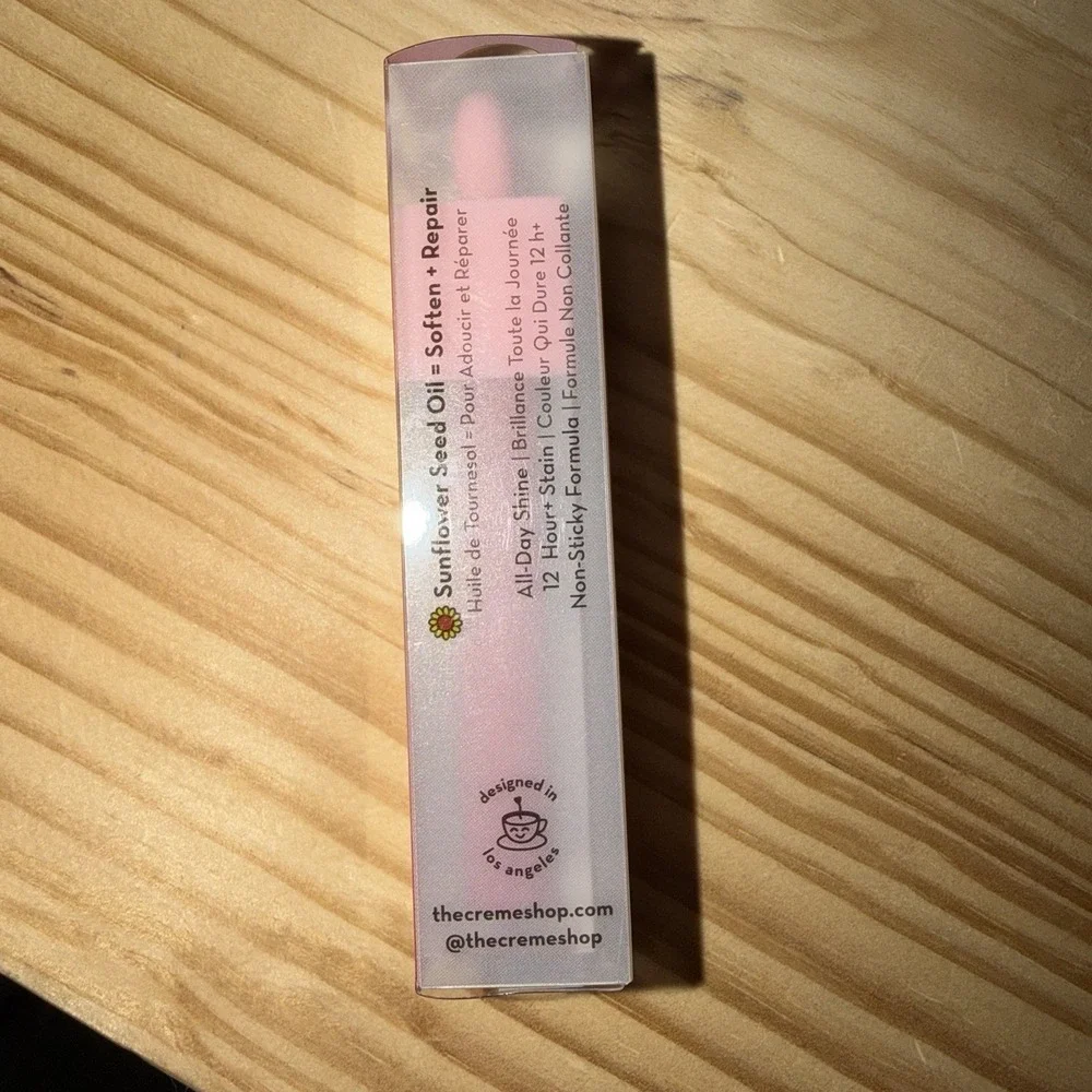 NEW The Creme Shop Glossy 12 HR+ Lip Stain, 0.194 oz. - Wine & Dine